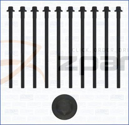 AJUSA 81000700 Zylinderkopfschraubensatz Zylinderkopfschrauben-Set 185mm 1120g