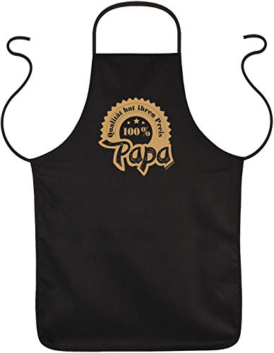 trag-das perfektes Vatertagsgeschenk Grillschürze 100 Prozent Papa - Vatertag Vater Papa Dad Paps Geschenk Grill Schürze Geburtstag