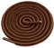 140cm / 55 long Brown round Strong Heavy Duty Hard Wearing Boot Laces Durable for Steel Toe Cap work Boots, Walking Hiking Boots, Shoe laces