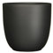 Mica Decorations 144280 Tusca Pot Ronde Noir Mat - H25xd28cm