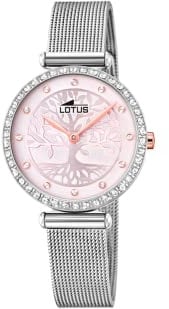 LOTUS Montre pour Femme 18709/2 Bliss Boîtier en Acier Inoxydable Gris Bracelet en Acier Inoxydable Gris