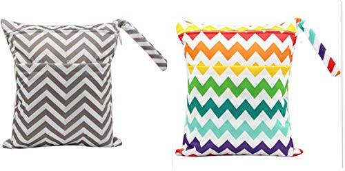 Wet Wipe Pouch Reusable & Refillable Baby Wipe Case Holder Dispenser Refillable Moist Diaper,Pack of 2