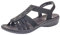 Rieker Femme Frühjahr/Sommer 60870 Sandales Bout fermé, Noir (Schwarz 00), 36 EU