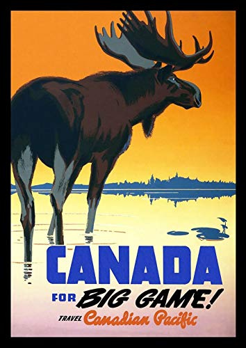 Plakat Poster Kanada Vintage Reise Retro Print