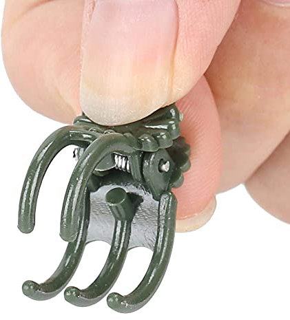 Wifehelper Clip per steli di piante, 100 pezzi clip per piante bella forma di crisantemo giardino stelo di fiori allegato clip di attacco stelo di fiori (con clip)