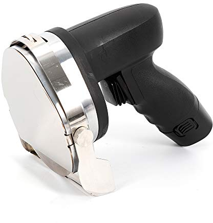 Aohuada Coupe-kebab 80 W (lame de 100 mm de diamètre, épaisseur de coupe de 0 à 8 mm) avec lame réglable.