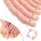 foreverLily 140 PCS French False Toenails, French Short Toenails 14 Size Stick on French Toenails Press on French Toenails Artificial Natural French Toenails Full Coverage Fake Toe Nails