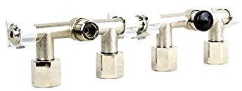 Hiwi Hochdruck CO2 Wand Verteiler für Soda Wassersprudelflaschen 4-LTG CO2 Anlage CO2 Verteiler Druckminderer Kohlensäure