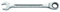 STAHLWILLE Nr. 17F l Ratschen-Ringmaulschlüssel 12 mm l flache Ringseite l extrem belastbar l schraubenschonend