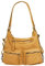 Samantha Look Shopper Echt Leder Damen | Made in Italy, Vintage Tasche mit Smartphonefach, vielseitig tragbar als Umhängetasche oder Rucksack | 021327