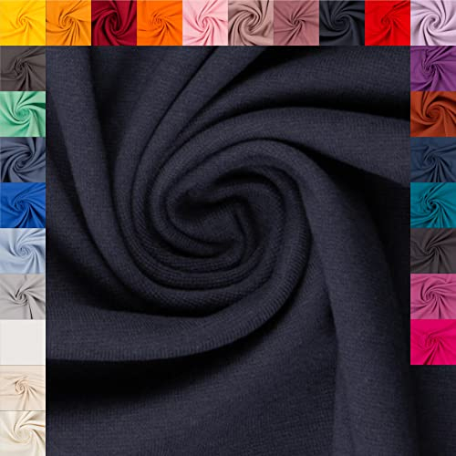 Swafing Heike Bündchenstoff Schlauchware Coupon (Dunkelblau, 1,0m) - 27