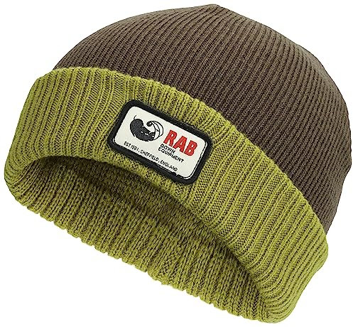 Rab Essential Beanie Leichte Winter Mütze Skifahren & Alltag, army, One size
