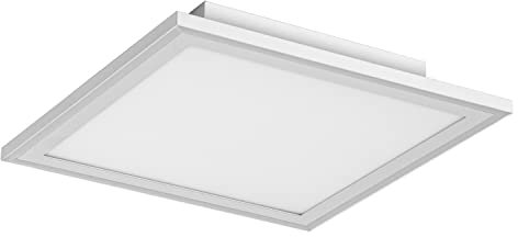 LEDVANCE SMART+ WiFi LED Panelleuchte, weiß, 18W, 1800lm, regulierbares Weißlicht, dimmbar, 2700 bis 6500K, Rahmen- und flächiges Hauptlicht, steuerbar per App, kompatibel mit Amazon, Google und Co.