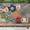 Ulticool – Blumen Natur Kunst - Wandteppich Poster - 200x150 cm - Gartenposter - Wandteppich groß – Dekoration Zubehörteil für Garten und Wohnzimmer
