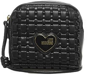 Love Moschino Damen Schultertasche, Nero