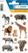 HERMA 15478 Sticker für Kinder, Exotische Tiere (36 Aufkleber, Papier, matt) selbstklebend, permanent haftende Motiv Etiketten für Mädchen und Jungen, bunt