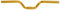 lyrlody Rennrad Lenker Bequemer Fixed Gear Lenker M Aluminiumlegierung Bar (Gold)