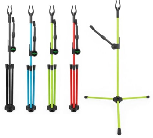 SHARROW Bogenschießen Bogenständer für Recurvebogen Tragbare Faltbare Bogen Halter Balance Bar Ständer Seitenständer Recurve Bogen Ständer Bogensport Zubehör (Grün)