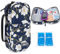 YOUSHARES Insulin Kühltasche mit 2 Kühlakku - 21x11.5x6CM Tragbar, Aber großes Fassungsvermögen Medikamenten Etui für Diabetiker Halten Sie die Vorräte Sicher und Kalt Diabetes Tasche (Kapok)