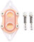 Hduacuge Bloque de refrigeración CPU refrigerador acrílico transparente puente sur bloque northbridge para bloque CPU ordenador fácil de usar