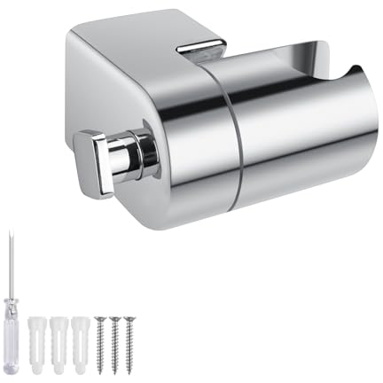 SHENGYIG Soporte giratorio 360° para alcachofa de ducha de aleación de zinc, 217 g, resistente y duradero, con accesorios de montaje