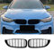 Jinpengyong F32 Nieren grill passend für BMW 4er F32 F33 F36 nieren (2014–2019) F82 M4 F80 M3 (2015–2019) F33 Nieren Schwarz F36 Kühlergrill Vorne Links Rechts Doppell(For 4er F32 2014-2019)