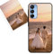 KARTXITAI personalisierte Handyhülle Kompatibel mit Samsung Galaxy A16 5G,Stoßfeste Schutzhülle mit Weiche Bumper hülle selber gestalten-case personalisiert mit Foto,Bildern,oder Text -SCHWARZ