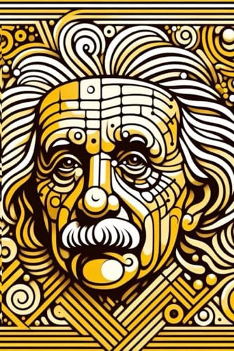 Notizbuch Albert Einstein: Notizbuch Physik: Geschenk Physiker, Notizbuch für große Gedanken, 100 Seiten, liniert im Albert Einstein-Design, Geschenk Physiklehrer, Tagebuch, Notizen, Journal