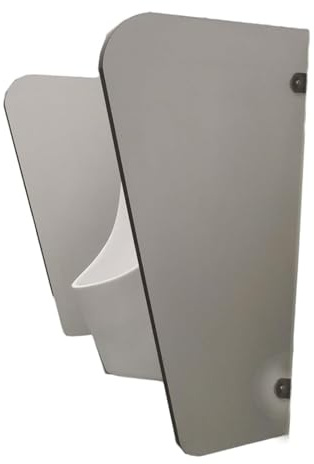 Urinal Bildschirm Toilette Partition， Urinal-Trennwand, Toiletten-Sichtschutz, solides Brett, Raumteiler, 45 x 80 cm, mehrere Packungsgrößen(2PCS)