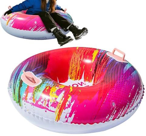 usefulbeauty Schneerutsche Tube - Schlitten für Erwachsene,Ergonomischer Luft Schlitten Für Winterrodeln Piste Schnee Kinder Erwachsene Familie | Rodeln Für Kinder Und