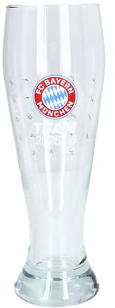 FC Bayern München I Weißbierglas Signature 2025-26 0,5 l I Durchsichtig