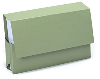 Exacompta Guildhall Probate Wallets, 315 gsm, Foolscap - Green, Pack of 25