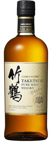 NIKKA - Taketsuru, Pure Malt, avec Etui, Whisky Japonais - Notes d'Agrumes & Chocolat - Origine : Japon - 43 % Alcool - 70 cl, 700 milliliters