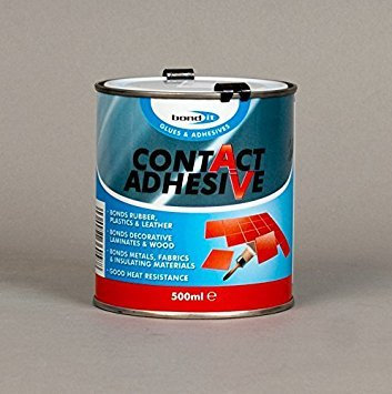 4x Bond it Contact Adhesive Premium Solvent Based Neoprene Glue Bond Sticks 500ml