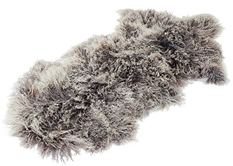 Reissner Lammfelle Naturform Tibetlammfell TP2 100x55cm Farbe grau/lila (Tops) JAY108