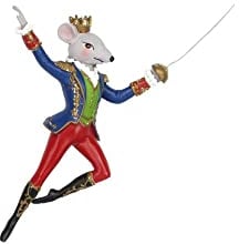 Gisela Graham Nussknacker King Ratte Christbaumschmuck NEU