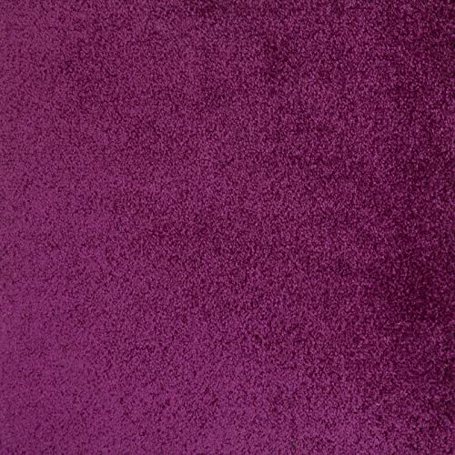 Velours Teppichfliesen weich Velour Teppichboden als Fliesen in Violett 50x50 cm Schatex Teppichbodenfliesen in Lila für Schlafzimmer und Esszimmer | 1m² = 4 Fliesen