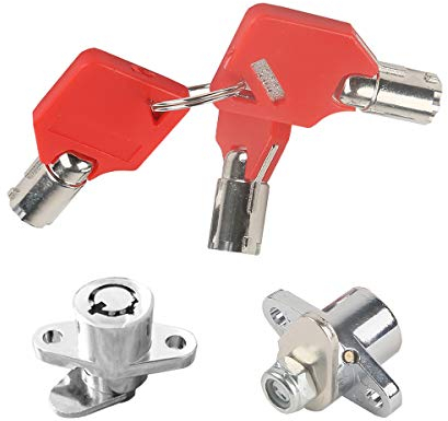 Harte Satteltasche Schloss Set für Harley Touring Electra Glide+Road Glide+Street Glide+Road King+Ultra Glide 1993-2013 inkl. 3 Schlüssel