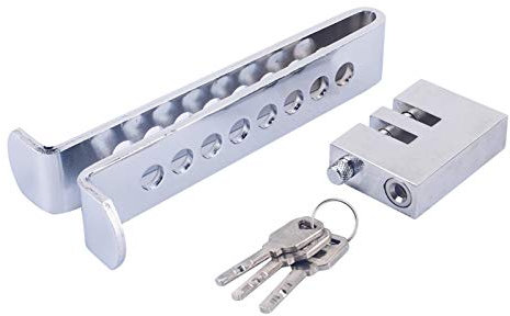 Yctze para blocca pedale candado antirrobo coche Bloqueo del volante del automóvil, freno de automóvil Herramienta de bloqueo de seguridad inoxidable Dispositivo antirrobo Bloqueo del embrague Bloqu