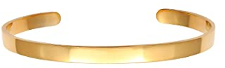 Elli PREMIUM Armband Damen Armreif Offen Verstellbar aus 925 Sterling Silber Vergoldet