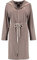 Cawö Home Bademäntel Damen Kurzmantel mit Kapuze Active 821 mocca-stein - 37 L