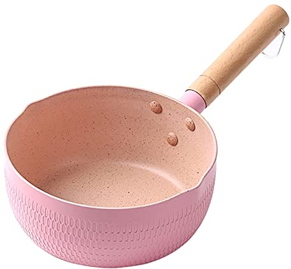 KUCOCOSNEH Bratpfanne, Antihaftbeschichtung, Bratpfanne, Bratpfanne, Bratpfanne, Granitbeschichtung, Aluminiumlegierung, Pink