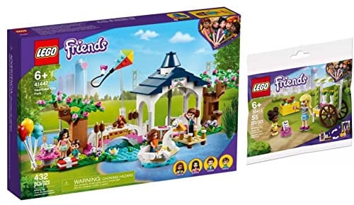 Lego Friends Heartlake City Park (41447) + Flower Cart (30413) Exclusive Set