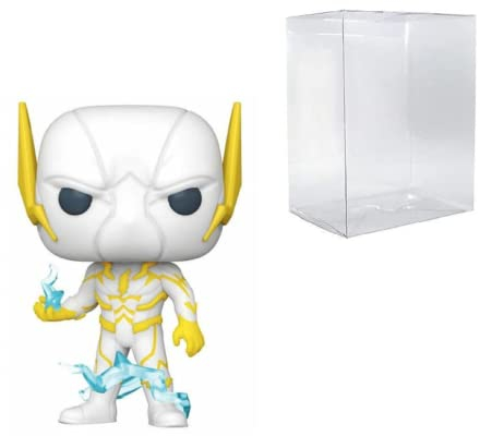 Funko Flash TV Series: The Flash - Godspeed GITD Exclusive Pop! Vinyl Figure (Includes Compatible Pop Box Protector Case)