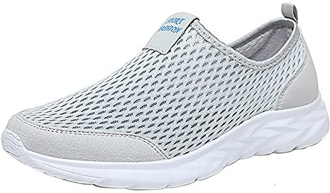Zapatillas de Running sin Cordones Hombre Mujer Zapatos de Deportivos de Moda Casuales Sneakers Transpirables