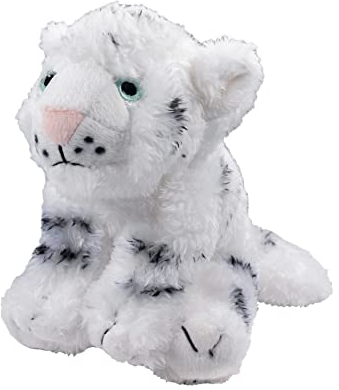 EcoBuddiez - Weißer Tiger von Deluxebase. Kleine weiche Plüschtiere aus recycelten Plastikflaschen. Umweltfreundliches Kuschelgeschenk für Kinder und niedliches Kuscheltier für Kleinkinder.