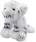 EcoBuddiez - Weißer Tiger von Deluxebase. Kleine weiche Plüschtiere aus recycelten Plastikflaschen. Umweltfreundliches Kuschelgeschenk für Kinder und niedliches Kuscheltier für Kleinkinder.