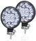 AUXTINGS 2 Pièces 10cm Phare de Travail LED 42W Projecteur LED Voiture 12V 24V Etanche IP67 Spot Feux Antibrouillard LED 1800lm Feux de Travail pour Voiture Camion Tracteur SUV Bateau