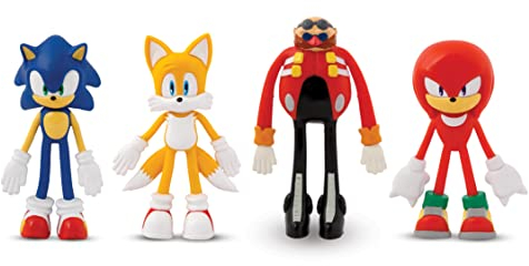 Bend-Ems Sonic The Hedgehog 4 Pack