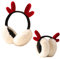 Liwein Cache Oreilles Chauds, Cache Oreilles en Peluche Cache Oreilles Pliables Cache-oreilles d'Hiver Cache-oreilles de Noël pour Ski Randonnée Camping Cadeaux Unisexe Cache Oreilles Chauds